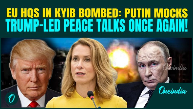 Kaja Kallas THREATENS Putin After EU HQs in Kyiv BOMBED; Accuses Russia of Sabotaging Peace