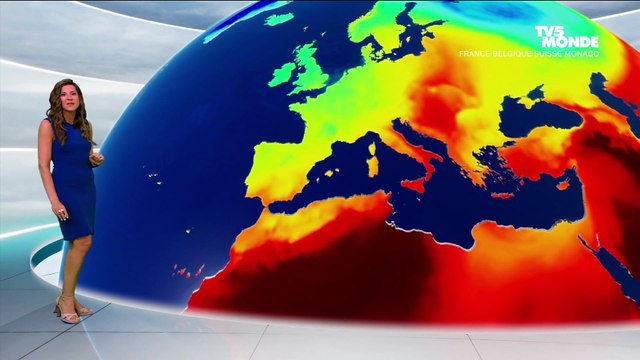 Daniela Prepeliuc - TV5 Météo du 29/08/2025 - Tempêtes sur l'Europe et l'ex-ouragan Erin ⛈️