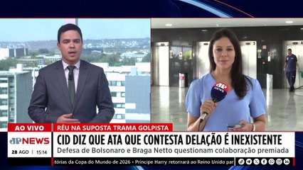 Mauro Cid nega existência de ata que provaria diálogos proibidos | TEMPO REAL