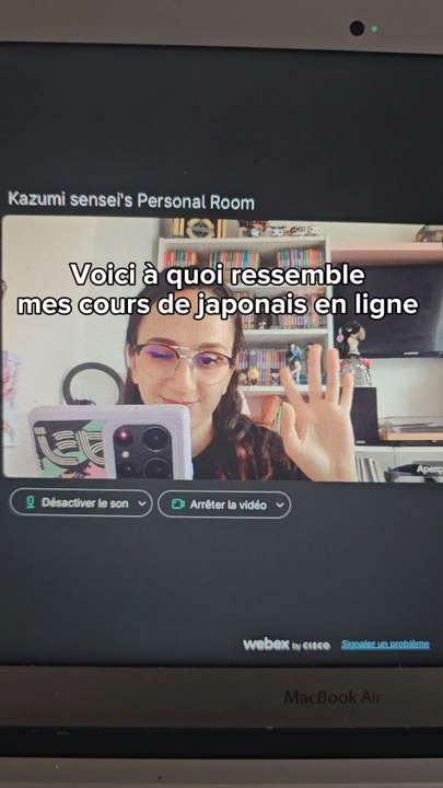 je te montre mon cours de japonais !