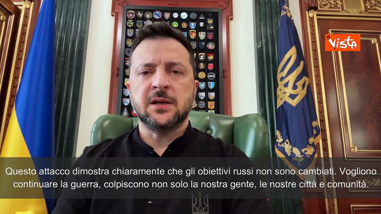 Guerra Ucraina, Zelensky: "Putin preferisce uccidere bambini che fare passi per la pace"