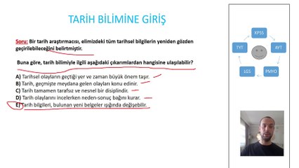 "Tarih Bilimine Giriş 1 | KPSS-TYT-AYT-LGS-PMYO Uyumlu Çıkmış Tarzda Soru Çözümü"