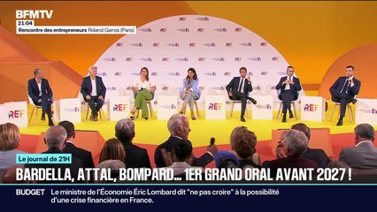 Bardella, Attal, Bompard... le premier grand oral des politiques avant 2027 à la rencontre des entrepreneurs de France organisée par le Medef