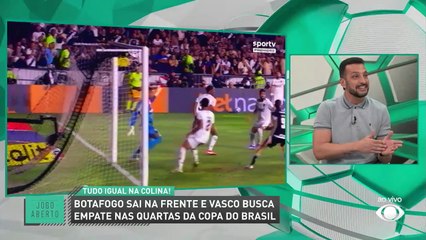 Vasco reclama de pênalti não marcado por Daronco contra o Botafogo
