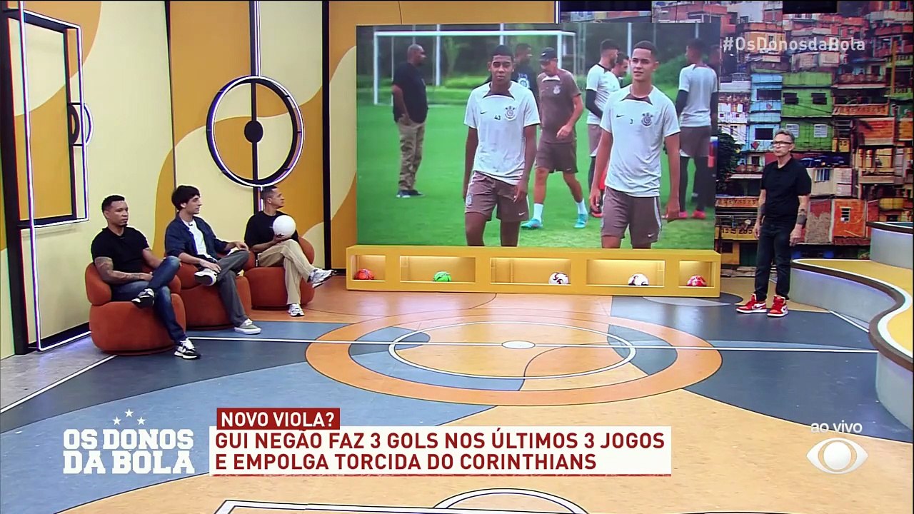 Craque Neto e comentaristas exaltam entrega de Gui Negão no Corinthians