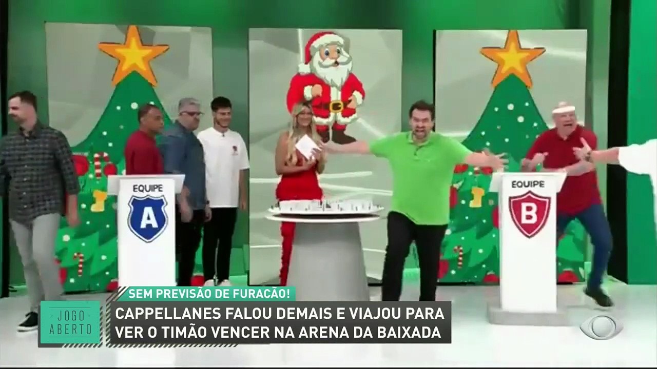 Zoeira Jogo Aberto: Cappellanes abandona estúdio após ter a boca tampada