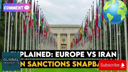 European launch UN sections on IRAN drawing Tehran Ire