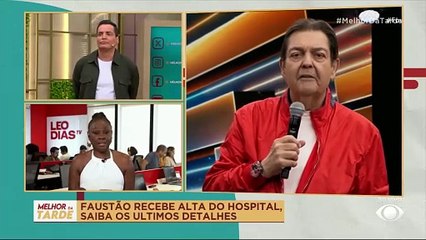 Após transplantes, Faustão recebe alta do hospital | Melhor da Tarde