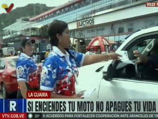 Plan "Conduce por la Vida" promueve el cumplimiento de las normas de tránsito en La Guaira