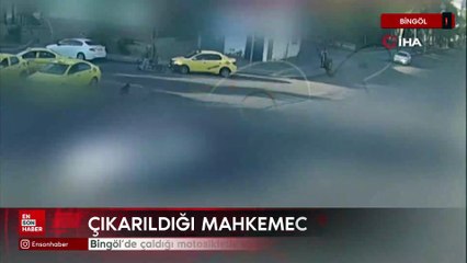 Bingöl’de çaldığı motosikletle yakalanan şüpheli tutuklandı
