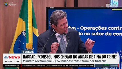 Haddad sobre esquema do PCC: “Conseguimos chegar no andar de cima do crime”