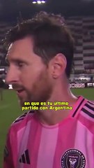 Messi ya piensa en una despedida emotiva e histórica en Argentina