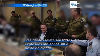 Ataques aéreos israelitas atingiram a capital do Iémen