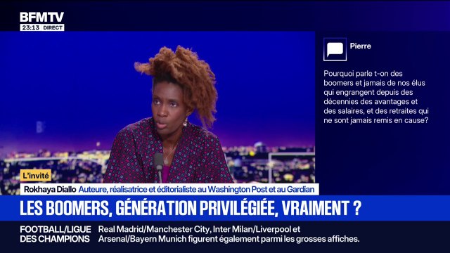 Les boomers n'ont pas grandi avec la même angoisse que les gens qui ont aujourd'hui 20 ans , estime Rokhaya Diallo, auteure