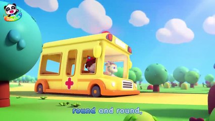 Wheels On the Ambulance _ Rescue Bus Song _ Nursery Rhymes _ Kids Songs _ BabyBus(720P_HD)