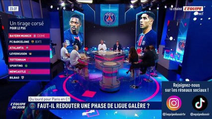 Faut-il redouter une phase de Ligue galère pour Paris en C1 - L'Équipe du Soir - extrait