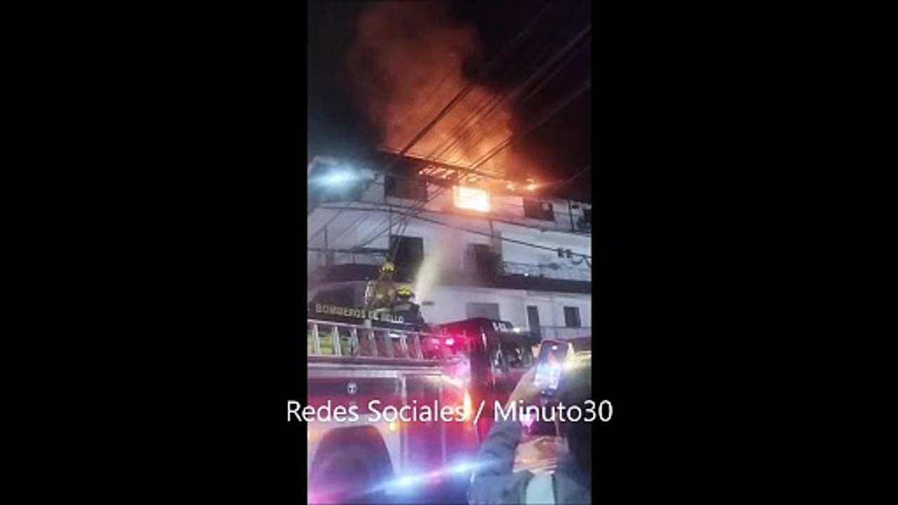 incendio en bello