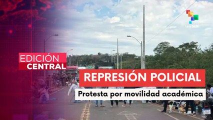 Policía reprime a estudiantes que exigían transporte escolar en Curuguaty - Paraguay