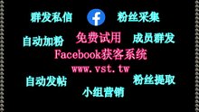 Facebook加好友：Facebook加好友软件单号一天可私信发送500条，不限账号