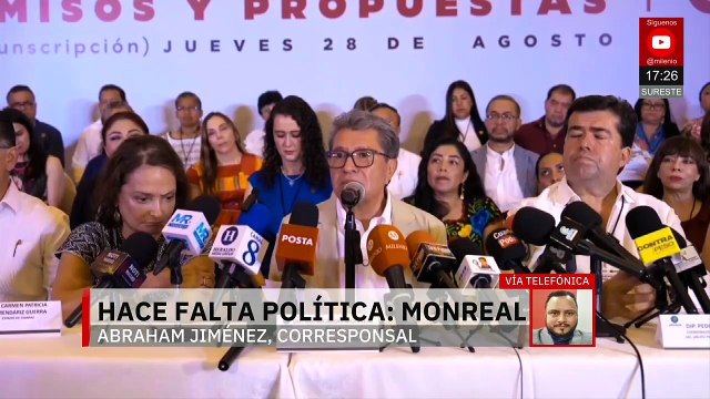 Hace falta política : Ricardo Monreal sobre confrontación entre 'Alito' Moreno y Noroña