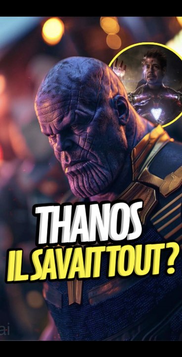 Thanos savait tout depuis le début ? #thanos #avengersendgame #ironman #tonystark #marvel #theorie #pourtoi