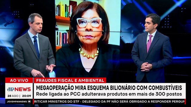 OPERAÇÃO CARBONO OCULTO INVESTIGA ESQUEMA DO PCC EM COMBUSTÍVEIS | JORNAL JOVEM PAN - 28/08/2025