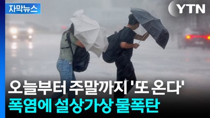 [자막뉴스] 주말 앞두고 다시 찾아온 '불청객'... 기상청의 전망은? / YTN