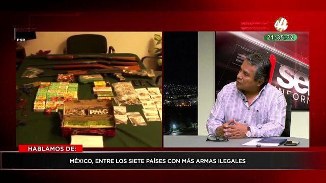 Willy Cortéz Yactayo habla sobre: México, entre los siete países con más armas ilegales