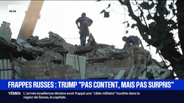 Donald Trump pas content mais pas surpris des dernières frappes russes sur Kiev
