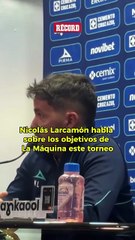 En conferencia de prensa previo al partido vs Chivas, Nicolás Larcamón habló sobre los objetivos de la Máquina