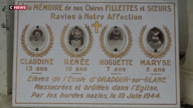 Une plaque commémorative de victimes du massacre d'Oradour- sur- Glane a été volée