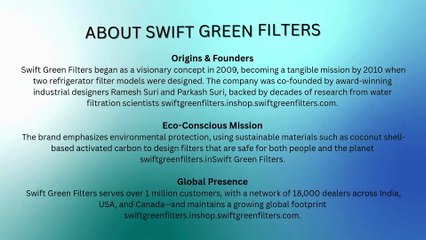 why swift green filters is the best choice for your skin & hair