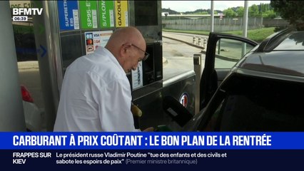 Carburant: des opérations à prix coûtant pour la rentrée