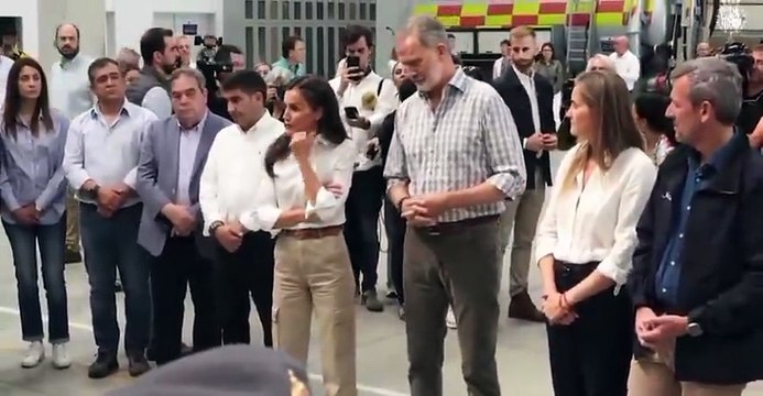 El emocionante discurso de la reina Letizia ante los vecinos afectados por los incendios