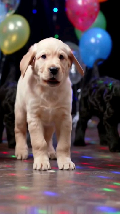 puppy in Dance Party
