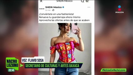 Acusan a Shein de apropiarse del diseño del bordado del Istmo de Tehuantepec