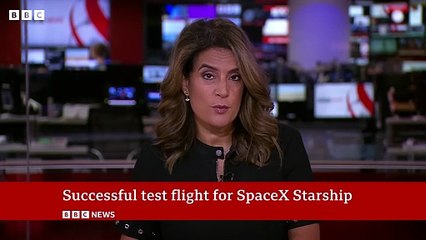 SpaceX pulls off Starship rocket launch in much-needed comeback | BBC News