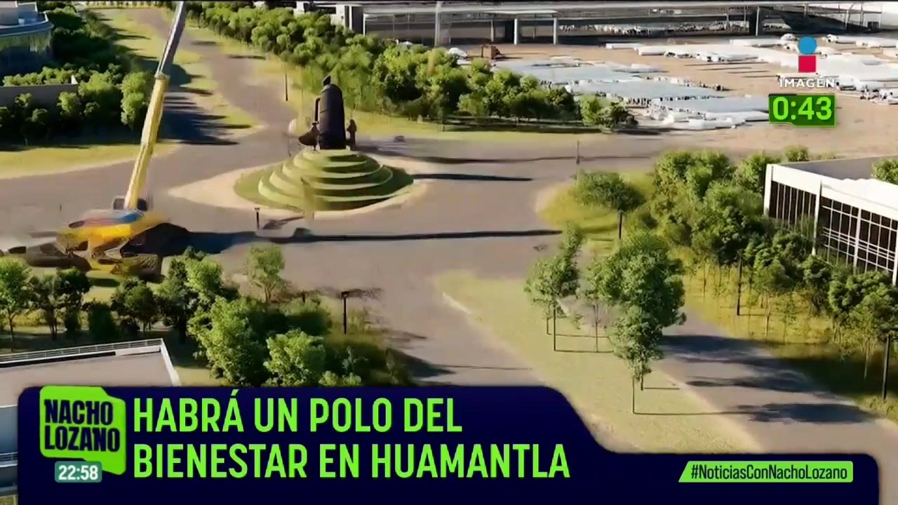 Anuncian la construcción de un Polo del Bienestar en Huamantla, Tlaxcala