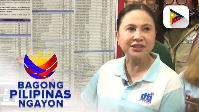 DTI at D.A., ininspeksyon ang presyo at supply ng mga pangunahing bilihin sa Agora Market sa Navotas City