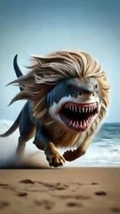 🐋🦁 SHARK vs LION | Epic AI Fusion Battle! 🦁🐋