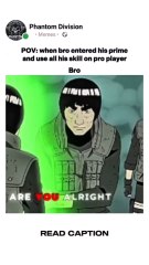 when bro entered his prime and use all his skill on pro player 😞