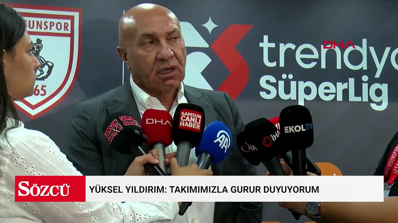 Yüksel Yıldırım: Takımımızla gurur duyuyorum