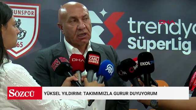 Yüksel Yıldırım: Takımımızla gurur duyuyorum