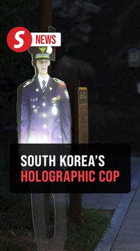 Korea's holographic cop: Just like your regular cop