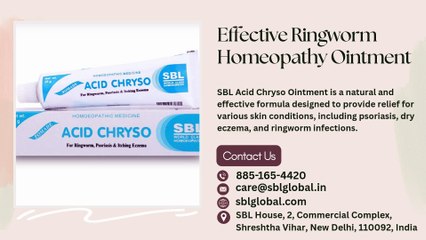 Effective Ringworm Homeopathy Ointment Natural Relief for Fungal Infections