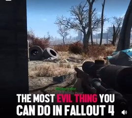 The Worst Thing You Can Do In Fallout