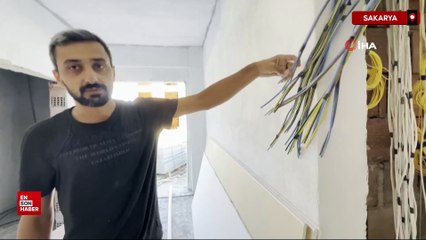 Sakarya’da inşaattan 150 bin liralık kablo çalındı