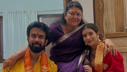 Ganesh Chaturthi 2025:Charu Asopa ने Ex Husband Rajeev Sen के साथ की Ganpati Puja, Public Troll