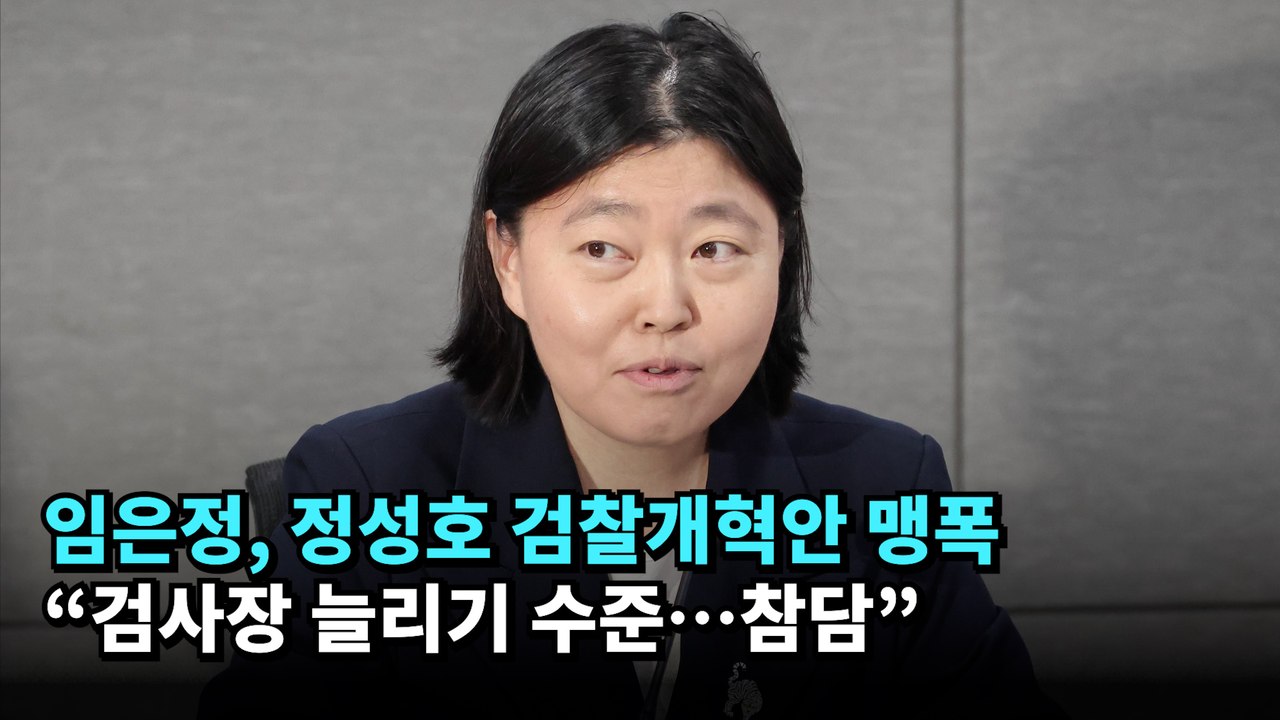 임은정, 정성호 검찰개혁안 맹폭 "검사장 늘리기 수준…참담" #임은정 #검찰개혁