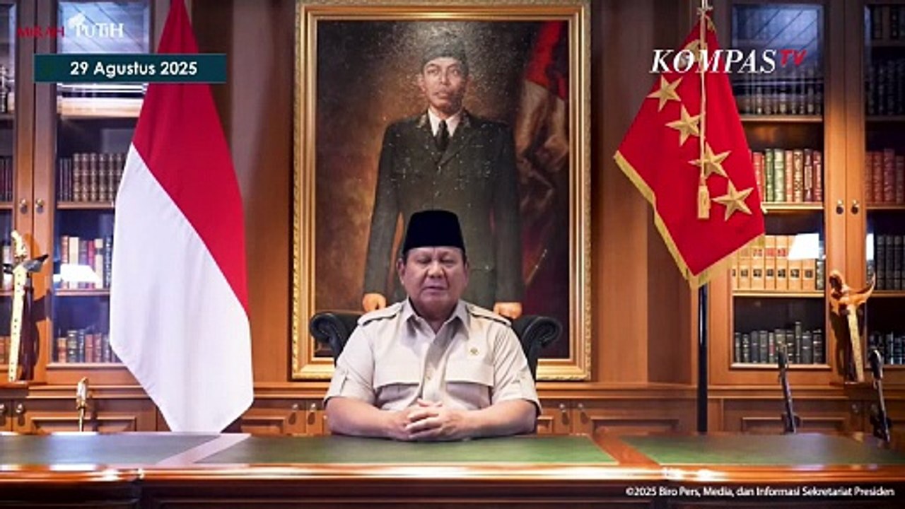 [FULL] Pernyataan Presiden Prabowo usai Affan Meninggal Ditabrak Mobil Rantis Brimob: Saya Kecewa!